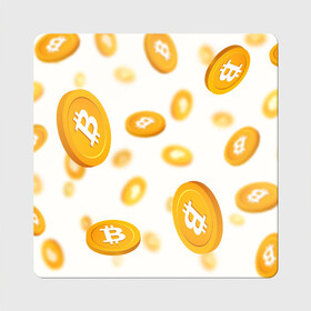 Магнит виниловый Квадрат с принтом BITCOIN КРИПТОВАЛЮТА (Z) в Кировске, полимерный материал с магнитным слоем | размер 9*9 см, закругленные углы | binance coin | bitcoin | blockchain | btc | cardano | crypto | ethereum | litecoin | polkadot | tether | xrp | биткоин | блокчейн | валюта | деньги | криптовалюта | майнер | майнинг | цифровая валюта | цифровое золото | эфир
