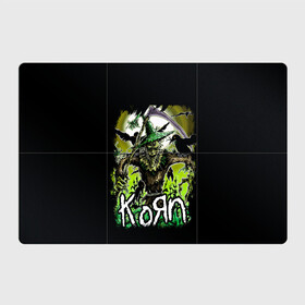 Магнитный плакат 3Х2 с принтом KoЯn в Кировске, Полимерный материал с магнитным слоем | 6 деталей размером 9*9 см | band | davies | grunge | hardcore | korn | metal | music | punk | rock | usa | гранж | группа | корн | кукуруза | метал | музыка | панк | рок | сша