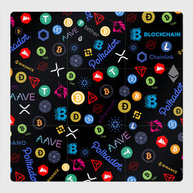 Магнитный плакат 3Х3 с принтом ЛОГОТИПЫ КРИПТОВАЛЮТ (Z) в Кировске, Полимерный материал с магнитным слоем | 9 деталей размером 9*9 см | binance coin | bitcoin | blockchain | btc | cardano | crypto | ethereum | litecoin | polkadot | tether | xrp | биткоин | блокчейн | валюта | деньги | криптовалюта | майнер | майнинг | цифровая валюта | цифровое золото | эфир
