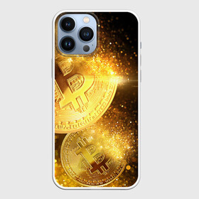 Чехол для iPhone 13 Pro Max с принтом БИТКОИН ЗОЛОТО | BITCOIN GOLD в Кировске,  |  | bitcoin | blockchain | btc | cardano | crypto | ethereum | polkadot | tether | xrp | бинанс | биткоин | блокчейн | валюта | деньги | криптовалюта | майнер | майнинг | цифровая валюта | цифровое золото | эфир