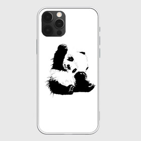 Чехол для iPhone 12 Pro Max с принтом Панда минимализм в Кировске, Силикон |  | animal | bear | beast | black | minimalism | panda | white | белое | животное | зверь | краски | медведь | минимализм | панда | чернила | черно белое | черное