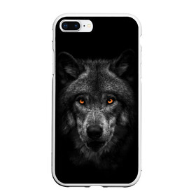 Чехол для iPhone 7Plus/8 Plus матовый с принтом Evil Wolf в Кировске, Силикон | Область печати: задняя сторона чехла, без боковых панелей | animal | beast | dark | darkness | evil | moon | nigth | tegunvteg | werwolf | wild | wolf | вервольф | вой | волк | волки | волчара | дикий | животное | зверь | клык | клыки | луна | ночь | оборотень | полнолуние