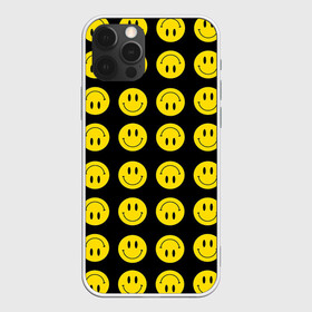 Чехол для iPhone 12 Pro Max с принтом Смайлики в Кировске, Силикон |  | emoji | smile | sticker | грусть | любовь | печаль | плачь | смайлики | стикеры | текстура | улыбка | эмоджи | эмодзи