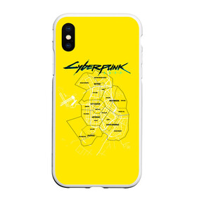 Чехол для iPhone XS Max матовый с принтом Cyberpunk 2077 карта города в Кировске, Силикон | Область печати: задняя сторона чехла, без боковых панелей | cyberpunk 2077 | hacker | maelstrom | militech | quadra | samurai | sci fi | technology | trauma team | v | будущее | игра | иероглифы | киану ривз | кибер | киберпанк | киборг | киборги | корпорация | лого | милитек | панк | роботы | самурай | т