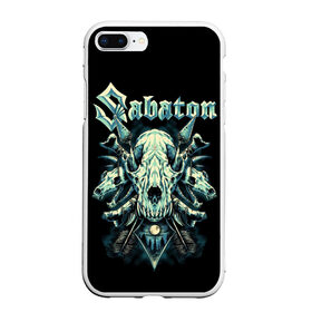 Чехол для iPhone 7Plus/8 Plus матовый с принтом Sabaton в Кировске, Силикон | Область печати: задняя сторона чехла, без боковых панелей | heavy metal | sabaton | группы | метал | музыка | сабатон | хэви метал