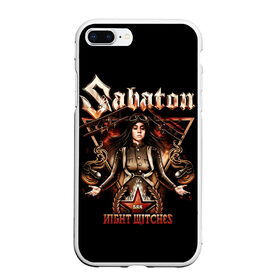 Чехол для iPhone 7Plus/8 Plus матовый с принтом Sabaton в Кировске, Силикон | Область печати: задняя сторона чехла, без боковых панелей | heavy metal | sabaton | группы | метал | музыка | сабатон | хэви метал