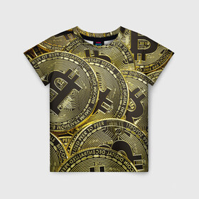 Детская футболка 3D с принтом БИТКОИНЫ МОНЕТЫ в Кировске, 100% гипоаллергенный полиэфир | прямой крой, круглый вырез горловины, длина до линии бедер, чуть спущенное плечо, ткань немного тянется | bitcoin | blockchain | btc | cardano | crypto | ethereum | polkadot | tether | xrp | бинанс | биткоин | блокчейн | валюта | деньги | криптовалюта | майнер | майнинг | цифровая валюта | цифровое золото | эфир