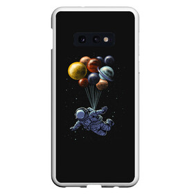 Чехол для Samsung S10E с принтом Space Travel в Кировске, Силикон | Область печати: задняя сторона чехла, без боковых панелей | Тематика изображения на принте: drift | drifting | float | floating | galaxy | milky | moon | planet | ship | space | spaceship | star | suit | surfing | to | travel | way | галктика | дрейф | звезда | корабль | космический | космонавт | космос | луна | млечный | планета | путешествие |