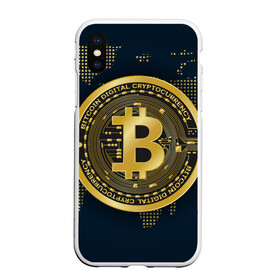 Чехол для iPhone XS Max матовый с принтом БИТКОИН | BITCOIN в Кировске, Силикон | Область печати: задняя сторона чехла, без боковых панелей | bitcoin | blockchain | btc | cardano | crypto | ethereum | polkadot | tether | xrp | бинанс | биткоин | блокчейн | валюта | деньги | криптовалюта | майнер | майнинг | цифровая валюта | цифровое золото | эфир