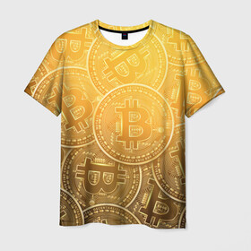 Мужская футболка 3D с принтом БИТКОИН МОНЕТЫ в Кировске, 100% полиэфир | прямой крой, круглый вырез горловины, длина до линии бедер | Тематика изображения на принте: bitcoin | blockchain | btc | cardano | crypto | ethereum | polkadot | tether | xrp | бинанс | биткоин | блокчейн | валюта | деньги | криптовалюта | майнер | майнинг | цифровая валюта | цифровое золото | эфир