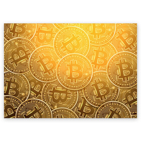 Поздравительная открытка с принтом БИТКОИН МОНЕТЫ в Кировске, 100% бумага | плотность бумаги 280 г/м2, матовая, на обратной стороне линовка и место для марки
 | bitcoin | blockchain | btc | cardano | crypto | ethereum | polkadot | tether | xrp | бинанс | биткоин | блокчейн | валюта | деньги | криптовалюта | майнер | майнинг | цифровая валюта | цифровое золото | эфир