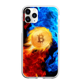 Чехол для iPhone 11 Pro матовый с принтом БИТКОИН | BITCOIN FIRE в Кировске, Силикон |  | bitcoin | blockchain | btc | cardano | crypto | ethereum | polkadot | tether | xrp | бинанс | биткоин | блокчейн | валюта | деньги | криптовалюта | майнер | майнинг | цифровая валюта | цифровое золото | эфир