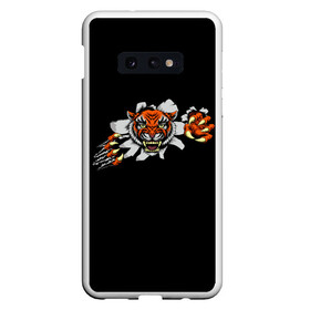 Чехол для Samsung S10E с принтом TIGER ART в Кировске, Силикон | Область печати: задняя сторона чехла, без боковых панелей | animal | beast | cat | cute | fluffy | hunter | lion | lion cub | lion king | mane | predator | red | tail | tiger | yellow | большая кошка | голова тигра | грива | животное | зверь | король лев | кот | милый | охотник | пушистый | тигр | тиг