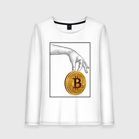 Женский лонгслив хлопок с принтом BITCOIN CRYPTOCURRENCE (Z) в Кировске, 100% хлопок |  | binance coin | bitcoin | blockchain | btc | cardano | crypto | ethereum | litecoin | polkadot | tether | xrp | биткоин | блокчейн | валюта | деньги | криптовалюта | майнер | майнинг | цифровая валюта | цифровое золото | эфир