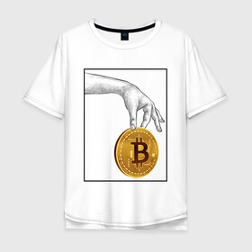 Мужская футболка хлопок Oversize с принтом BITCOIN CRYPTOCURRENCE (Z) в Кировске, 100% хлопок | свободный крой, круглый ворот, “спинка” длиннее передней части | binance coin | bitcoin | blockchain | btc | cardano | crypto | ethereum | litecoin | polkadot | tether | xrp | биткоин | блокчейн | валюта | деньги | криптовалюта | майнер | майнинг | цифровая валюта | цифровое золото | эфир
