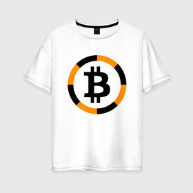 Женская футболка хлопок Oversize с принтом БИТКОИН | BITCOIN (Z) в Кировске, 100% хлопок | свободный крой, круглый ворот, спущенный рукав, длина до линии бедер
 | binance coin | bitcoin | blockchain | btc | cardano | crypto | ethereum | litecoin | polkadot | tether | xrp | биткоин | блокчейн | валюта | деньги | криптовалюта | майнер | майнинг | цифровая валюта | цифровое золото | эфир