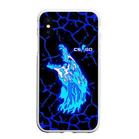 Чехол для iPhone XS Max матовый с принтом CS GO Howl Neon в Кировске, Силикон | Область печати: задняя сторона чехла, без боковых панелей | Тематика изображения на принте: awp | counter strike | cs go | cs go howl | hyper beast | logo | m4a4 | neo noir | авп | автомат | вой | волк | контр страйк | кс го | кс го авп | кс го вой | логотипы игр | неонуар | оружие | оружие из кс го | скины | скоростной зверь |