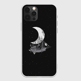 Чехол для iPhone 12 Pro Max с принтом Moon Ship в Кировске, Силикон |  | drift | drifting | float | floating | galaxy | milky | moon | planet | ship | space | spaceship | star | suit | surfing | to | travel | way | галактика | дрейф | звезда | корабль | космический | космонавт | космос | луна | млечный | планета | путешествие 