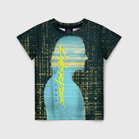 Детская футболка 3D с принтом Cyberpunk 2077 | Джонни в Кировске, 100% гипоаллергенный полиэфир | прямой крой, круглый вырез горловины, длина до линии бедер, чуть спущенное плечо, ткань немного тянется | cyberpunk | cyberpunk 2077 | johnny silverhand | джонни сильверхенд | киберпанк | киберпанк 2077