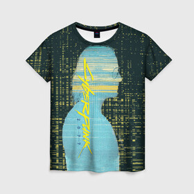 Женская футболка 3D с принтом Cyberpunk 2077 | Джонни в Кировске, 100% полиэфир ( синтетическое хлопкоподобное полотно) | прямой крой, круглый вырез горловины, длина до линии бедер | cyberpunk | cyberpunk 2077 | johnny silverhand | джонни сильверхенд | киберпанк | киберпанк 2077