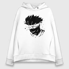 Женское худи Oversize хлопок с принтом JUJUTSU KAISEN граффити в Кировске, френч-терри — 70% хлопок, 30% полиэстер. Мягкий теплый начес внутри —100% хлопок | боковые карманы, эластичные манжеты и нижняя кромка, капюшон на магнитной кнопке | anime | boy | gg | gojou | jujutsu | kaisen | kun | mag | satoru | superhero | аниме | белое | битва | гг | глаза | глазах | годзё | капли | краски | кун | лицо | маг | магическая | на | персонаж | персонажа | повязка | сатору