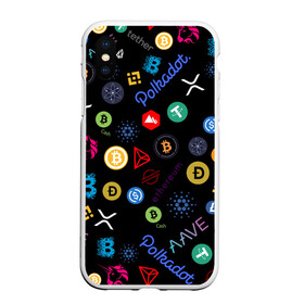 Чехол для iPhone XS Max матовый с принтом BITCOIN PATTERN | БИТКОИН(Z) в Кировске, Силикон | Область печати: задняя сторона чехла, без боковых панелей | binance coin | bitcoin | blockchain | btc | cardano | crypto | ethereum | litecoin | polkadot | tether | xrp | биткоин | блокчейн | валюта | деньги | криптовалюта | майнер | майнинг | цифровая валюта | цифровое золото | эфир