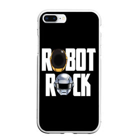 Чехол для iPhone 7Plus/8 Plus матовый с принтом Robot Rock в Кировске, Силикон | Область печати: задняя сторона чехла, без боковых панелей | cyberpunk | daft | daftpunk | electronic | get | guy | guy manuel | human | lucky | music | punk | robot | rock | thomas | дафт | дафтпанк | киберпанк | музыка | ню диско | панк | робот | рок | техно | томас | электро | электроник рок