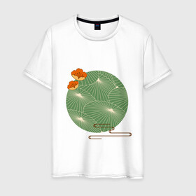 Мужская футболка хлопок с принтом Арт минимализм в Кировске, 100% хлопок | прямой крой, круглый вырез горловины, длина до линии бедер, слегка спущенное плечо. | абстракция | азиатский | арт | минимализм | пейзаж | природа | рисунок | хипстер | японский
