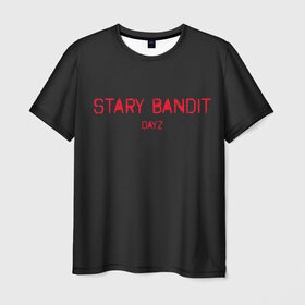 Мужская футболка 3D с принтом Stary Bandit в Кировске, 100% полиэфир | прямой крой, круглый вырез горловины, длина до линии бедер | Тематика изображения на принте: balota | bambi | bandit | berezino | cherno | dance | day | electro | friendly | kalinka | killer | pavlovo | skalisty | stary | tisy | z | zeleno | zombie | день | з | зет | зомби | зэт