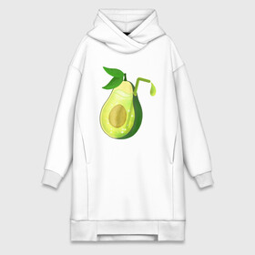 Платье-худи хлопок с принтом СОК АВОКАДО в Кировске,  |  | avocado | avocato | food | juice | summer | авокадо | авокато | еда | лето | отдых | сок | фрукт | фрукты | ягода | ягоды