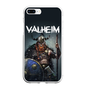 Чехол для iPhone 7Plus/8 Plus матовый с принтом Valheim в Кировске, Силикон | Область печати: задняя сторона чехла, без боковых панелей | drakkar | valhalla | valheim | viking | vikings | валхэйм | вальгала | вальхала | вальхейм | викинг | викинги | драккар