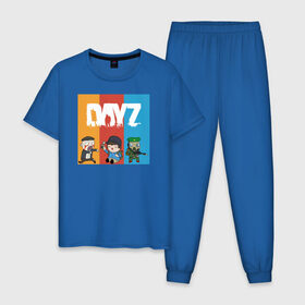 Мужская пижама хлопок с принтом DayZ | ДэйЗи в Кировске, 100% хлопок | брюки и футболка прямого кроя, без карманов, на брюках мягкая резинка на поясе и по низу штанин
 | day z | dayz | zombie | дэй зи | дэй зэд | дэйзи | зомби