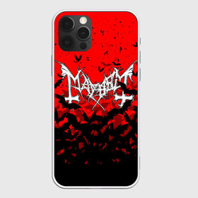 Чехол для iPhone 12 Pro Max с принтом MAYHEM в Кировске, Силикон |  | mayhem | metal | rock | the true mayhem. | блэк метал | дэд | мертвый | метал | музыка | мэйхем | рок