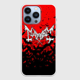 Чехол для iPhone 13 Pro с принтом MAYHEM в Кировске,  |  | mayhem | metal | rock | the true mayhem. | блэк метал | дэд | мертвый | метал | музыка | мэйхем | рок