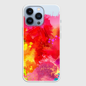 Чехол для iPhone 13 Pro с принтом брызги краски в Кировске,  |  | tie dye | акварель | акрил | арт | брызги | взрыв | живописец | краска | краски | масло | микс | смесь | тай дай | тайдай | фестиваль | холи | художник | ярко
