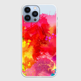 Чехол для iPhone 13 Pro Max с принтом брызги краски в Кировске,  |  | tie dye | акварель | акрил | арт | брызги | взрыв | живописец | краска | краски | масло | микс | смесь | тай дай | тайдай | фестиваль | холи | художник | ярко