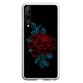 Чехол для Honor P30 с принтом НЕОНОВАЯ РОЗА NEON ROSE в Кировске, Силикон | Область печати: задняя сторона чехла, без боковых панелей | 8 | day | flowers | girl | girlfriend | girls | granny | love | lovers | march | mommy | moms | roses | women | womens | бабуля | бабушка | девушка | девушки | день | жена | женский | женщина | любовь | мама | мамуля | марта | розы | сестра | си