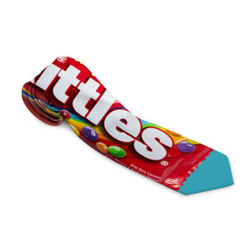 Галстук 3D с принтом Skittles original в Кировске, 100% полиэстер | Длина 148 см; Плотность 150-180 г/м2 | original | skitls | skittles | оригинальные | ориджнл | скитлс | упаковка
