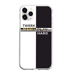 Чехол для iPhone 11 Pro Max матовый с принтом Twerk hard в Кировске, Силикон |  | hard | play | play hard | twerk | twerk hard | танец | тверк