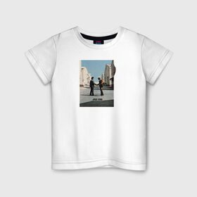 Детская футболка хлопок с принтом Pink Floyd в Кировске, 100% хлопок | круглый вырез горловины, полуприлегающий силуэт, длина до линии бедер | pink floyd | wish you were here | альбом | музыка | пинк флойд | рок