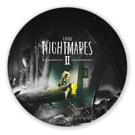 Коврик для мышки круглый с принтом LITTLE NIGHTMARES | ЛИТЛ НАЙТМ в Кировске, резина и полиэстер | круглая форма, изображение наносится на всю лицевую часть | kid | little nightmares | little nightmares 2 | six | yellow | жёлтый | игры | комиксы | литл найтмерс | шестая