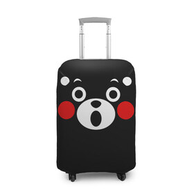 Чехол для чемодана 3D с принтом KUMAMON | КУМАМОН в Кировске, 86% полиэфир, 14% спандекс | двустороннее нанесение принта, прорези для ручек и колес | bear | japan | japanese | kumamon | kumamoto | аниме | игрушка | кумамон | кумамото сапурайдзу | медведь | мишка | персонаж | талисман | япония