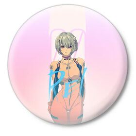 Значок с принтом Rei Ayanami в Кировске,  металл | круглая форма, металлическая застежка в виде булавки | Тематика изображения на принте: eva | eva 00 | eva 01 | eva 02 | rei | rei ayanami | shinji ikari | аска | ева | ева 02 | евангелион