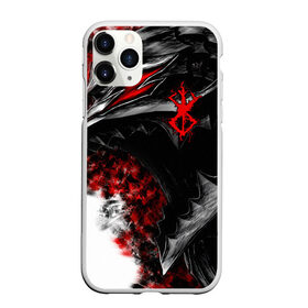 Чехол для iPhone 11 Pro матовый с принтом BERSERK | БЕРСЕРК в Кировске, Силикон |  | anime | anime berserk | berserk | knight | manga | аниме | аниме берсерк | берсерк | клеймо | манга | рыцарь