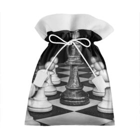 Подарочный 3D мешок с принтом Шахматы в Кировске, 100% полиэстер | Размер: 29*39 см | Тематика изображения на принте: доска | игра | игровая | игры | короли | король | логика | настольная | настольные | пешка | пешки | спорт | туча | шахматный | шахматы