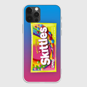 Чехол для iPhone 12 Pro Max с принтом Skittles | Желтый в Кировске, Силикон |  | skittles | sweet sours | yellow | градиент | желтый | красный | радуга | розовый | синий | скитлс | фиолетовый