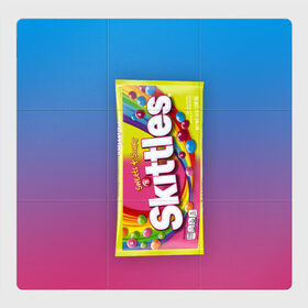 Магнитный плакат 3Х3 с принтом Skittles | Желтый в Кировске, Полимерный материал с магнитным слоем | 9 деталей размером 9*9 см | skittles | sweet sours | yellow | градиент | желтый | красный | радуга | розовый | синий | скитлс | фиолетовый