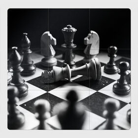 Магнитный плакат 3Х3 с принтом Шахматы в Кировске, Полимерный материал с магнитным слоем | 9 деталей размером 9*9 см | Тематика изображения на принте: доска | игра | игровая | игры | конь | короли | король | ладья | логика | настольная | настольные | пешка | пешки | спорт | туча | ферзь | шахматный | шахматы