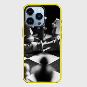 Чехол для iPhone 13 Pro с принтом Шахматы в Кировске,  |  | Тематика изображения на принте: доска | игра | игровая | игры | конь | короли | король | ладья | логика | настольная | настольные | пешка | пешки | спорт | туча | ферзь | шахматный | шахматы