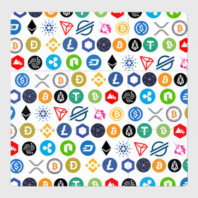 Магнитный плакат 3Х3 с принтом BITCOIN PATTERN | БИТКОИН(Z) в Кировске, Полимерный материал с магнитным слоем | 9 деталей размером 9*9 см | binance coin | bitcoin | blockchain | btc | cardano | crypto | ethereum | polkadot | tether | xrp | биткоин | блокчейн | валюта | деньги | криптовалюта | майнер | майнинг | паттерн | цифровая валюта | цифровое золото | эфир